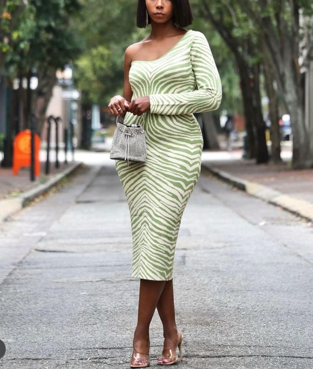 One Arm bodycon dress