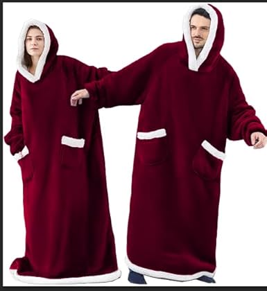 pocket hoody warm and soft sleepware
