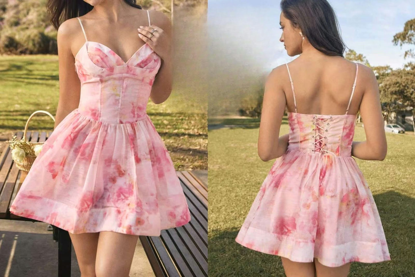 Short floral dress