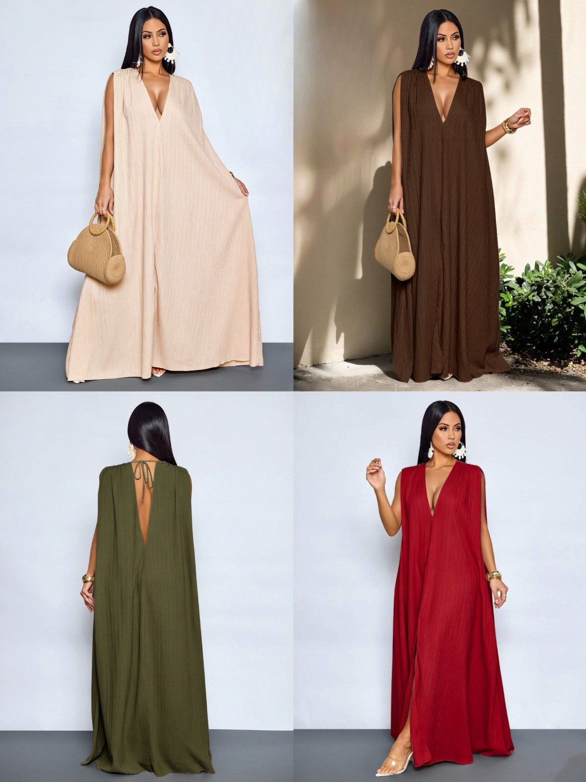 Flare dress relaxed