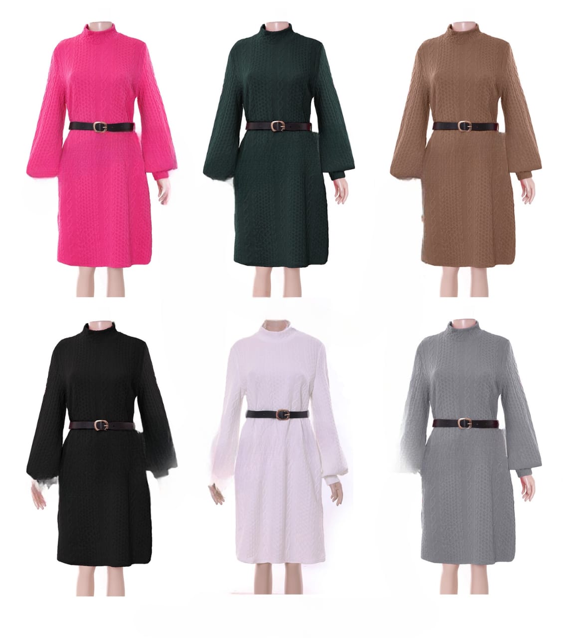 Warm Midi jersey dress