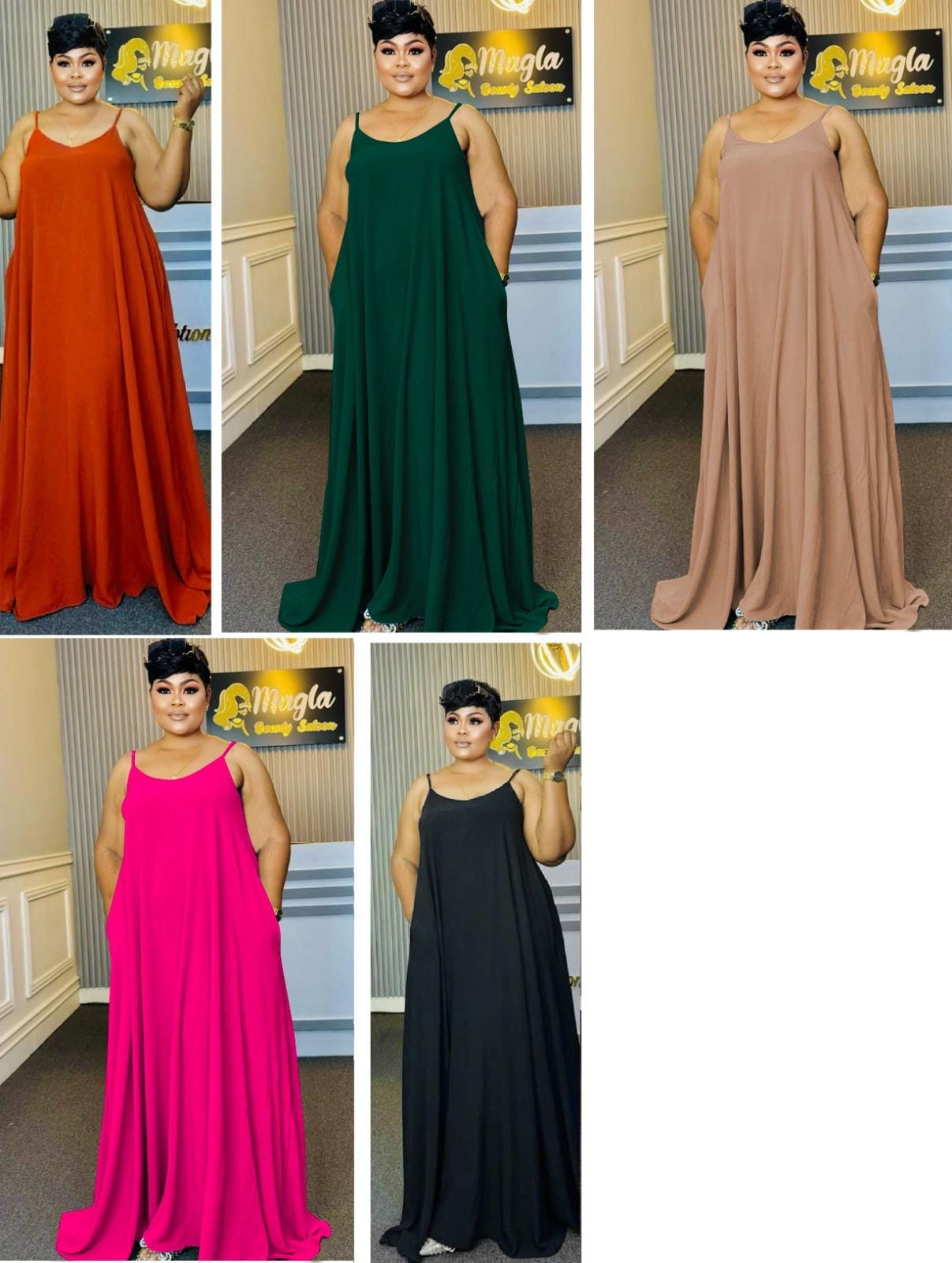 flare summer dress with pocket