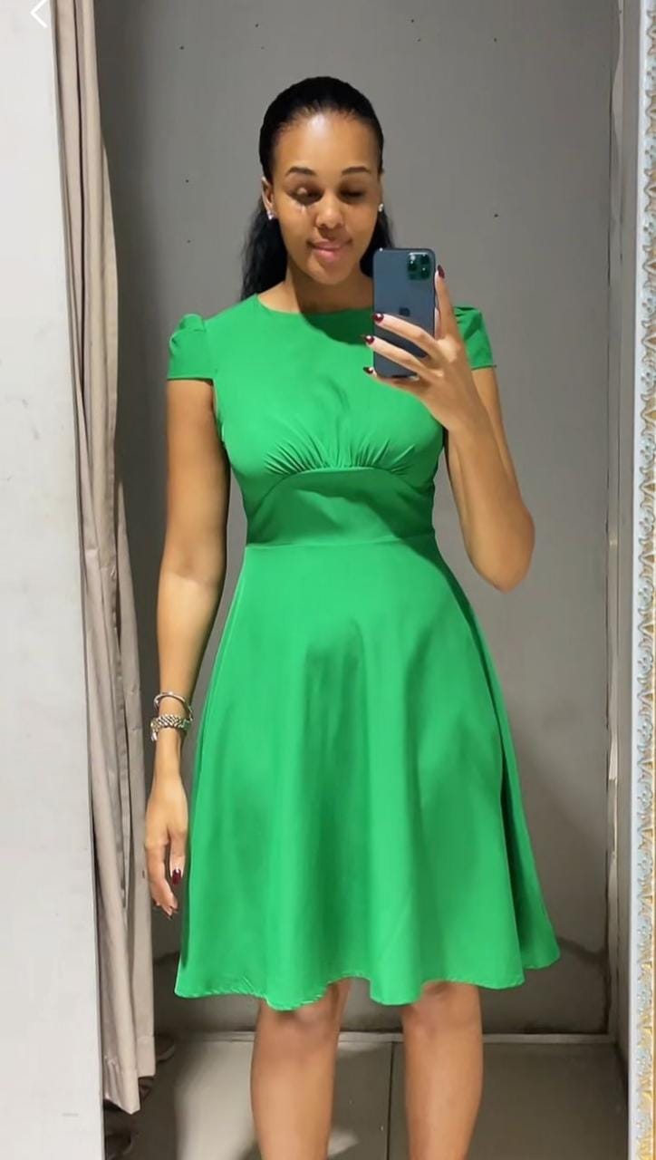 Green Relaxed dress