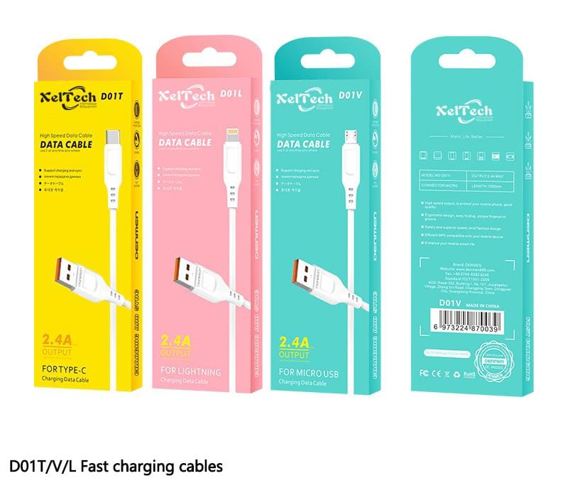 High speed data charging cable 1m