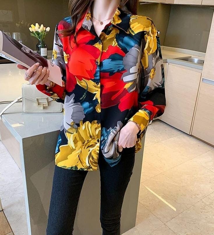 Bold floral Shirt