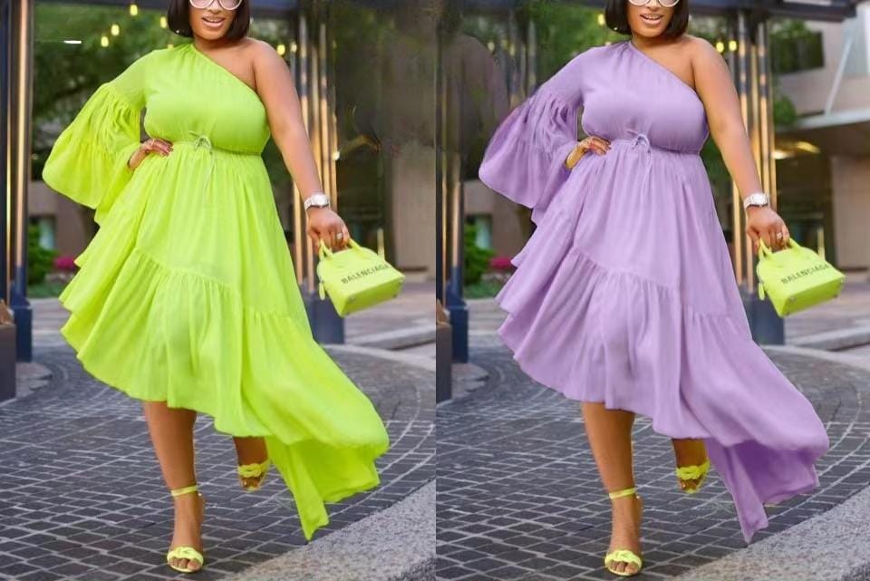 High/ Low one arm dress