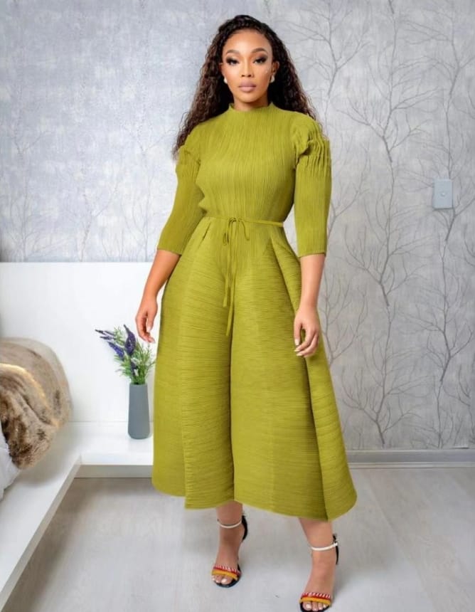 Flare leg jumpsuit