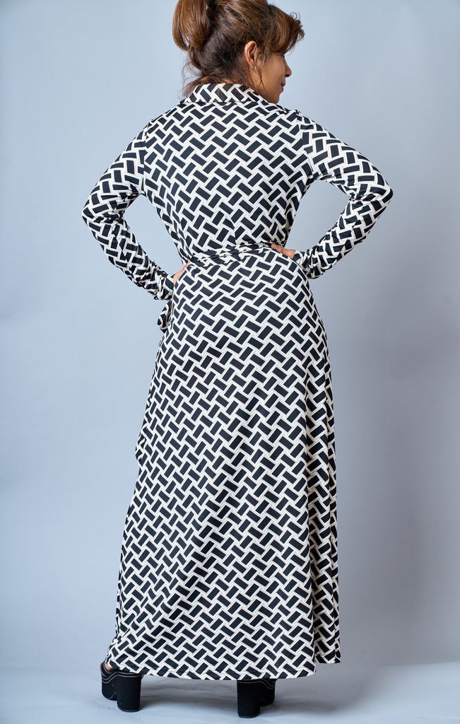 Geometric Maxi dress