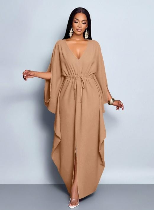 flowy relaxed open dress