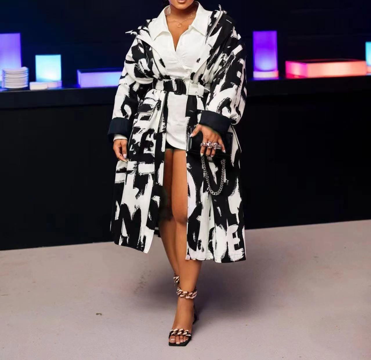 monochrome coat