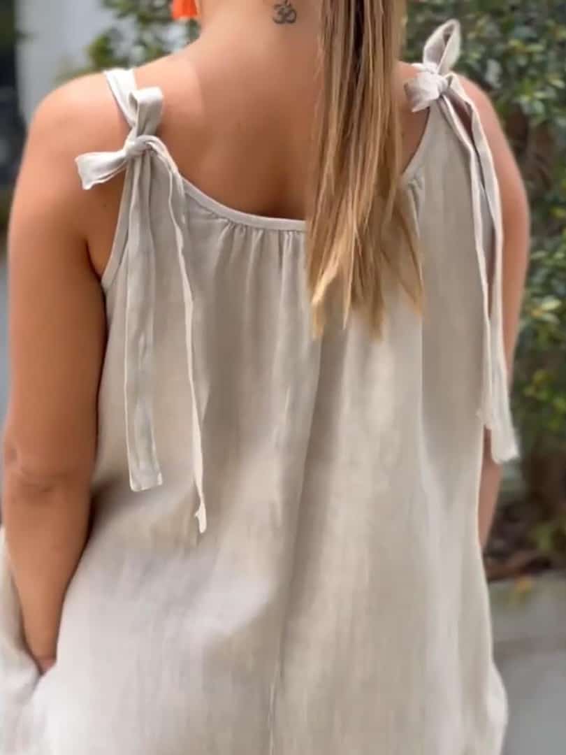 Sleeveless jumpsuit