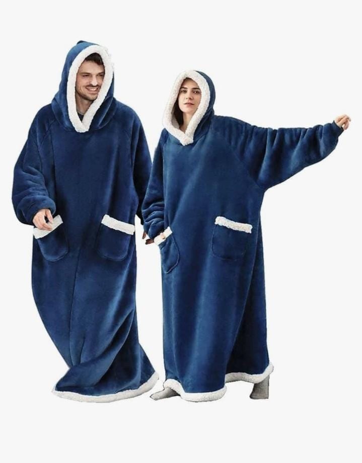 pocket hoody warm and soft sleepware