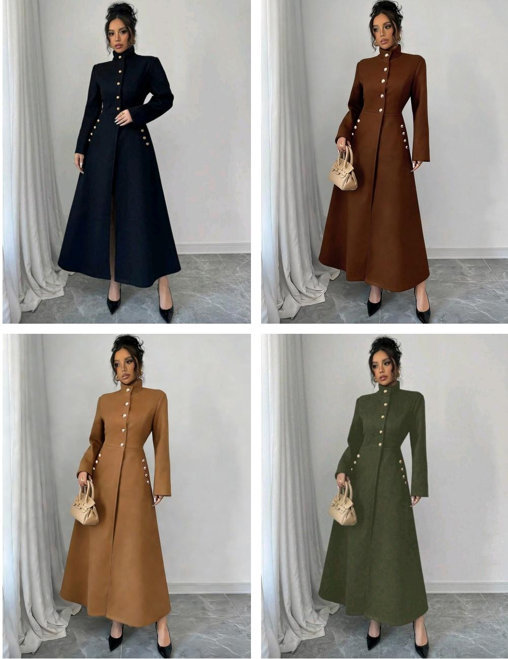 coat dress button style