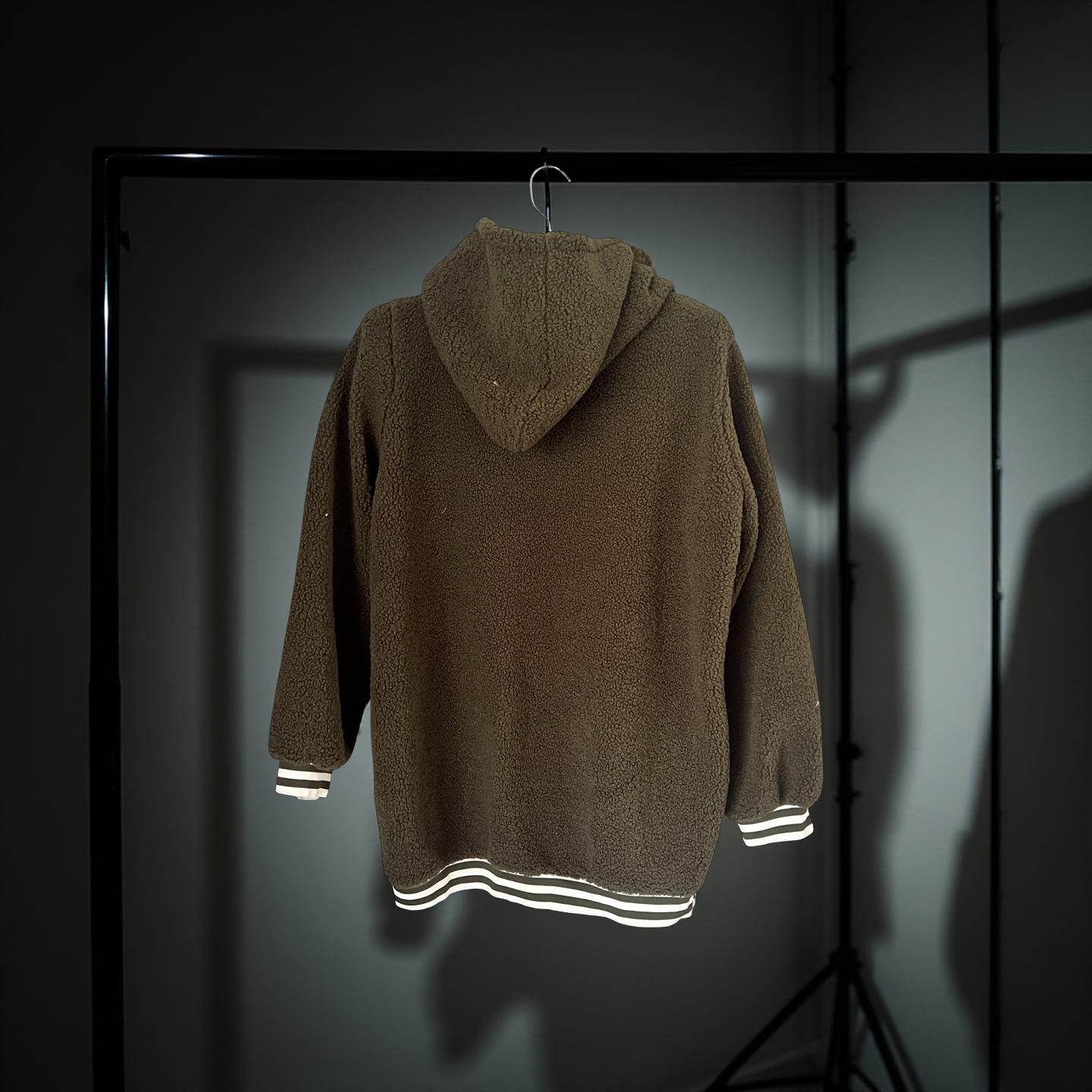 olive teddy bear jacket