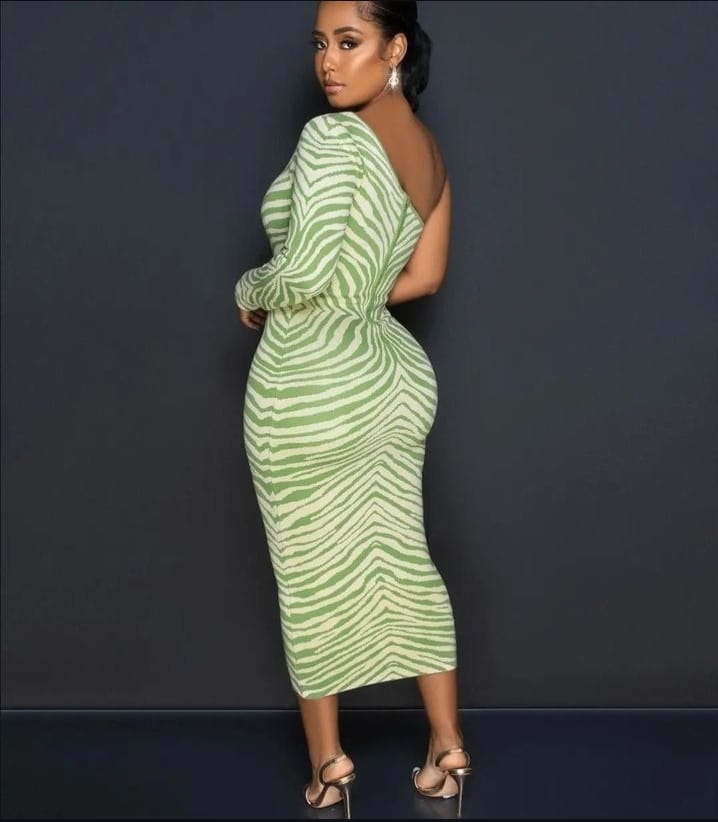One Arm bodycon dress