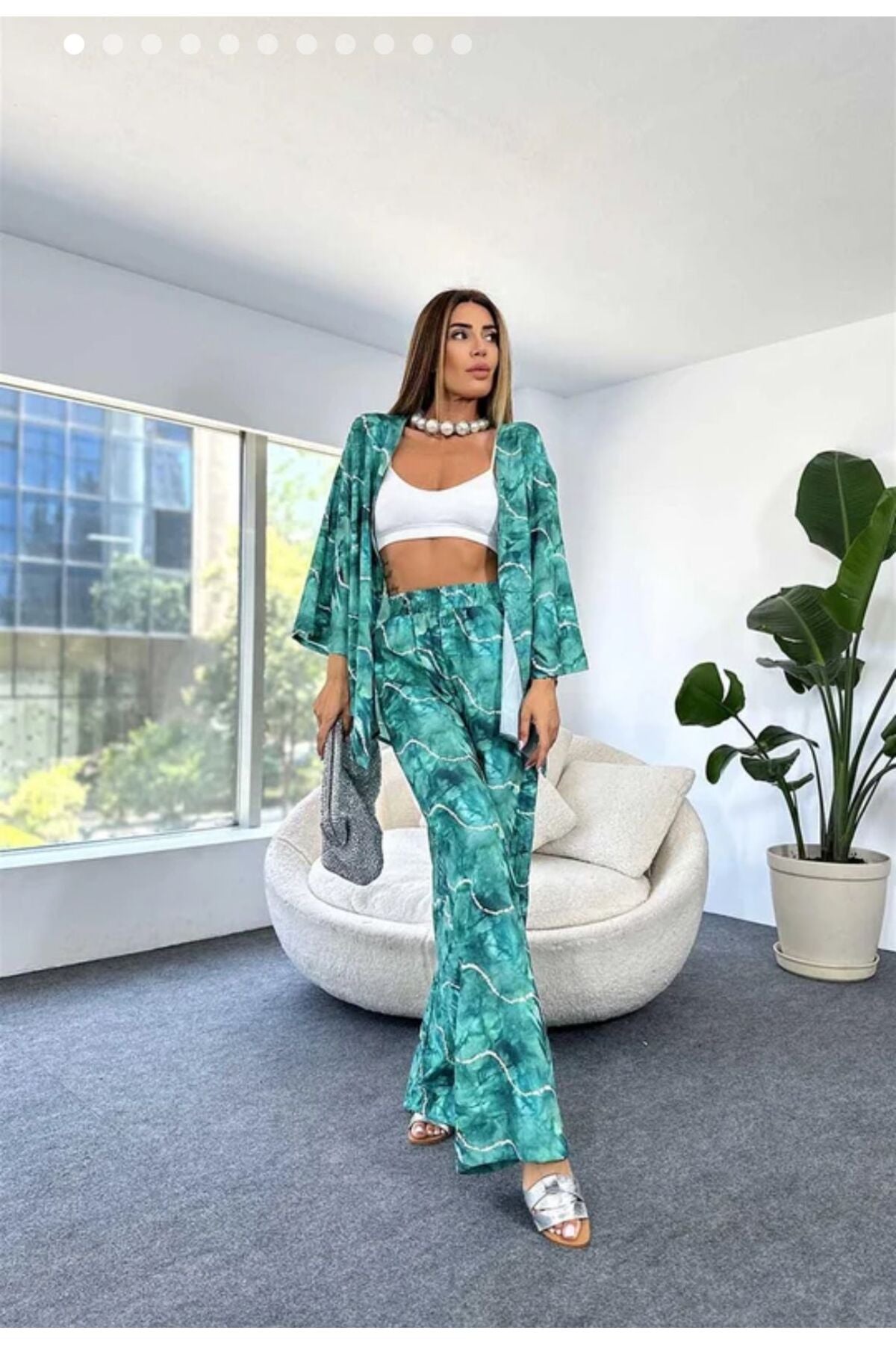 Side Zip pants & matching top