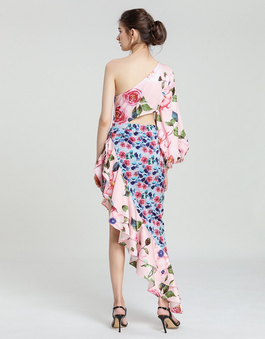 One arm floral set