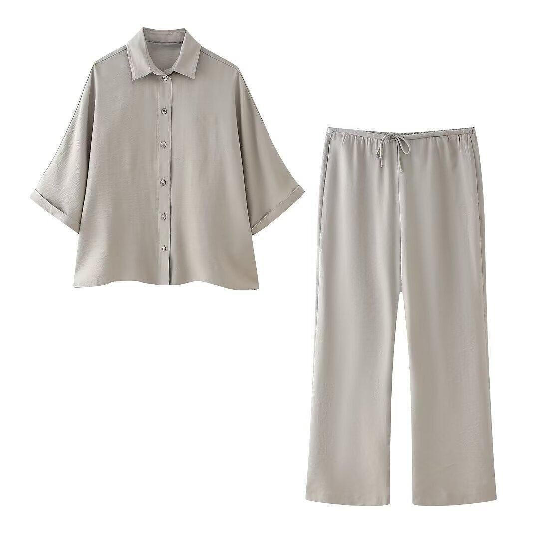 Linen twin set
