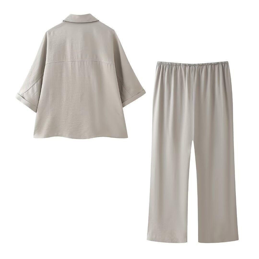 Linen twin set