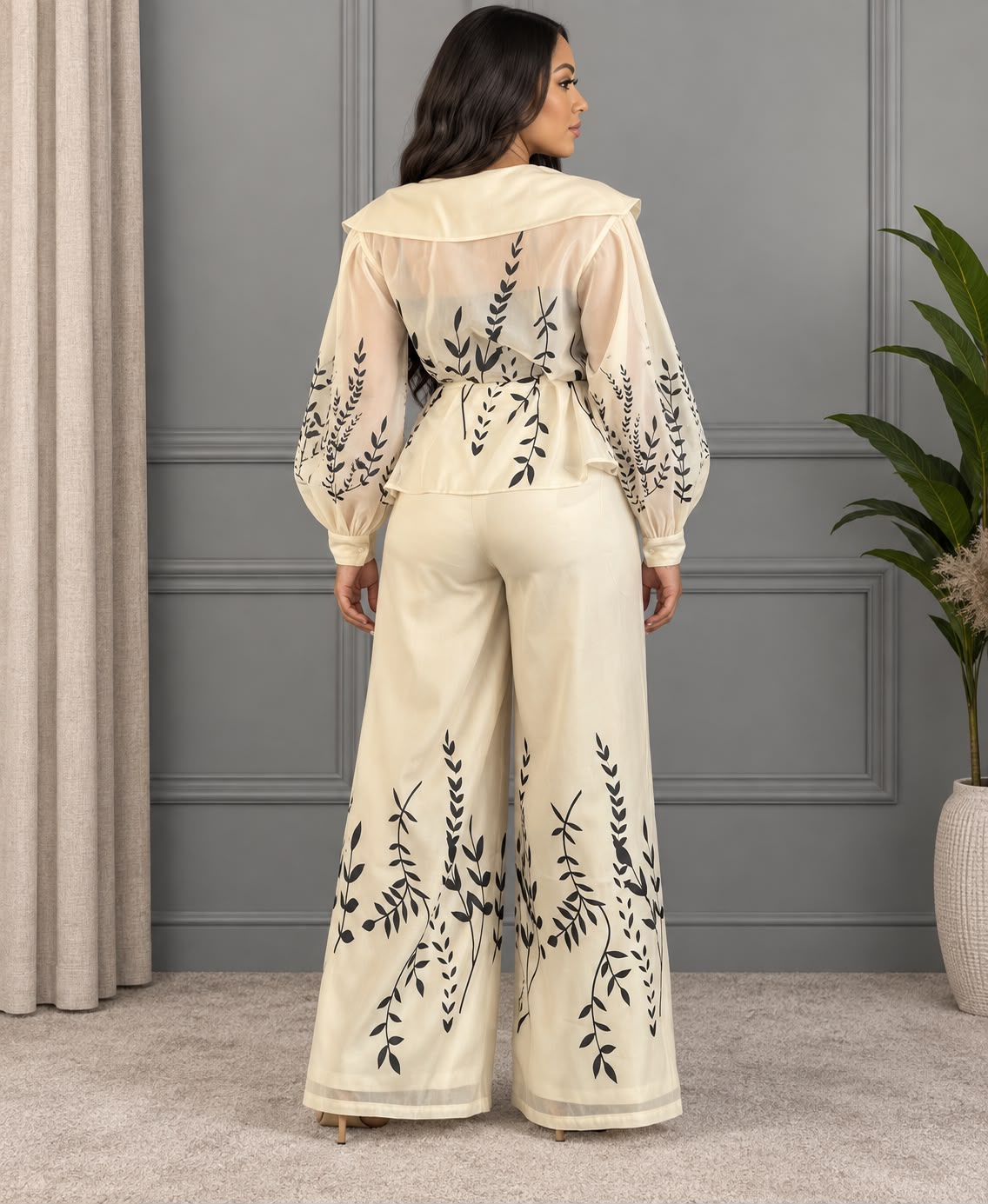 silhouete light material two piece