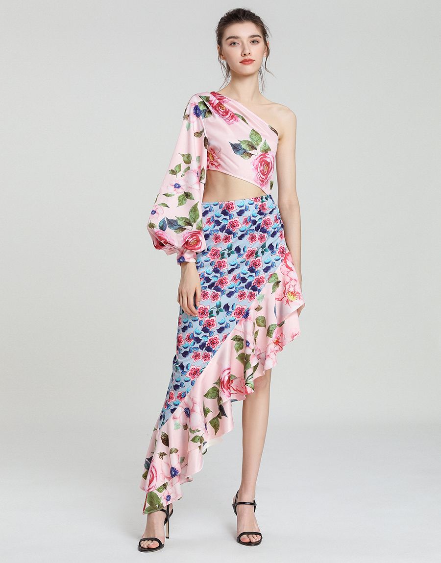 One arm floral set