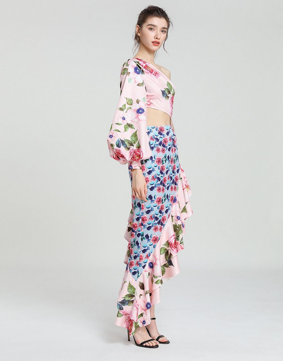 One arm floral set