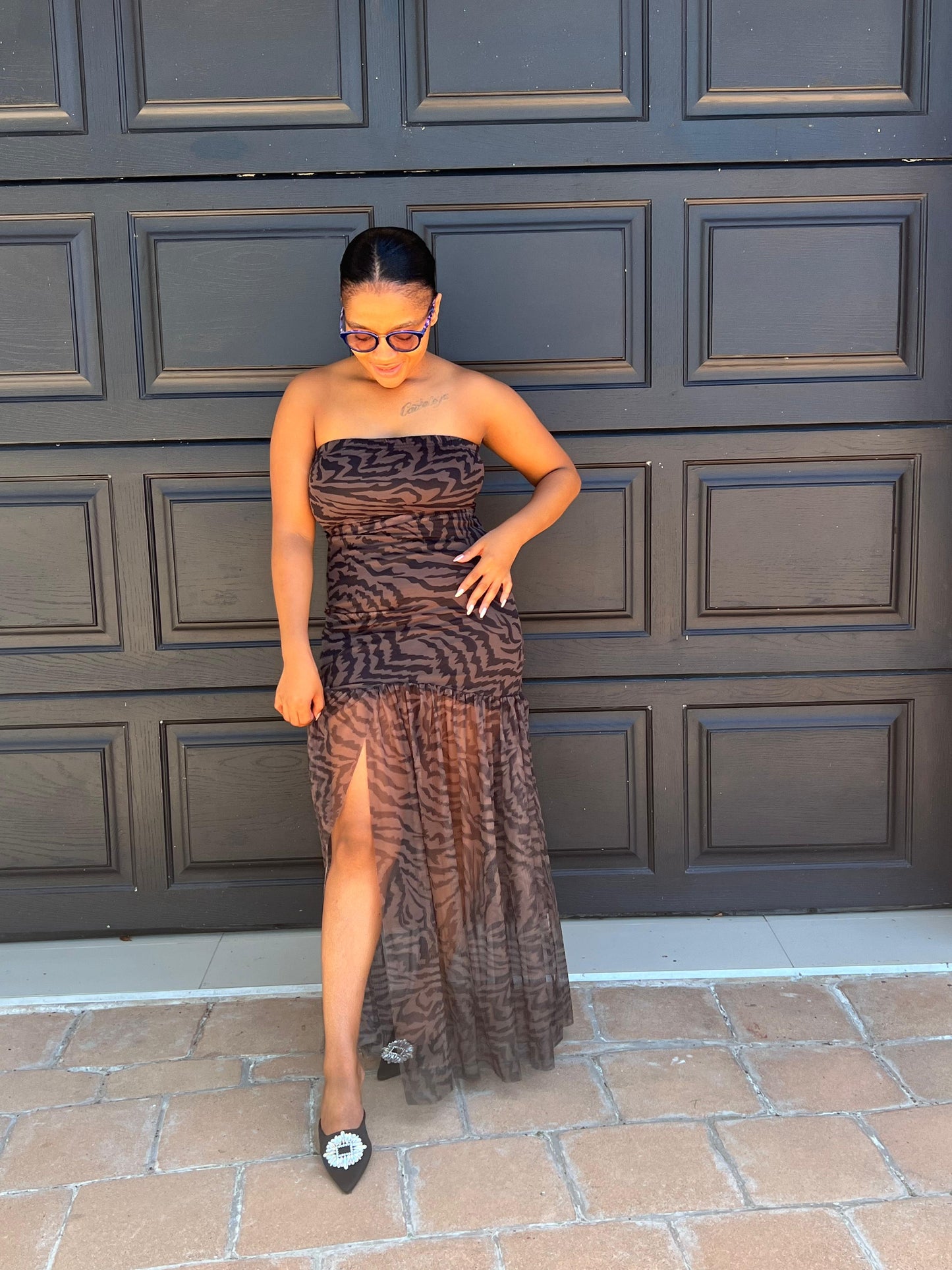 Off shoulder Maxi dress