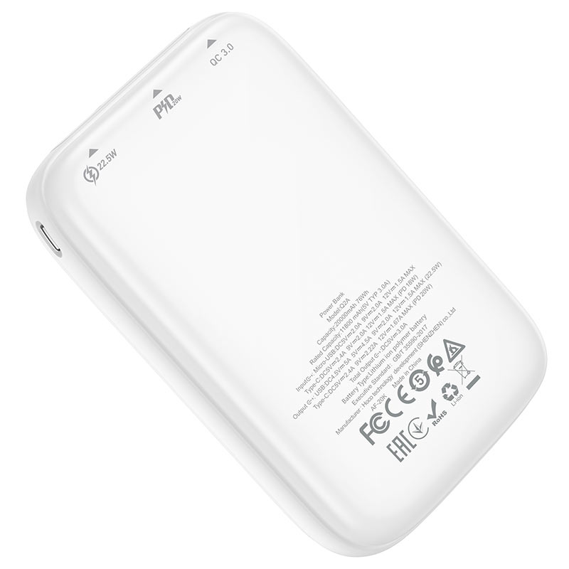 Powerbank “Q2A Galax” 20000mAh.
