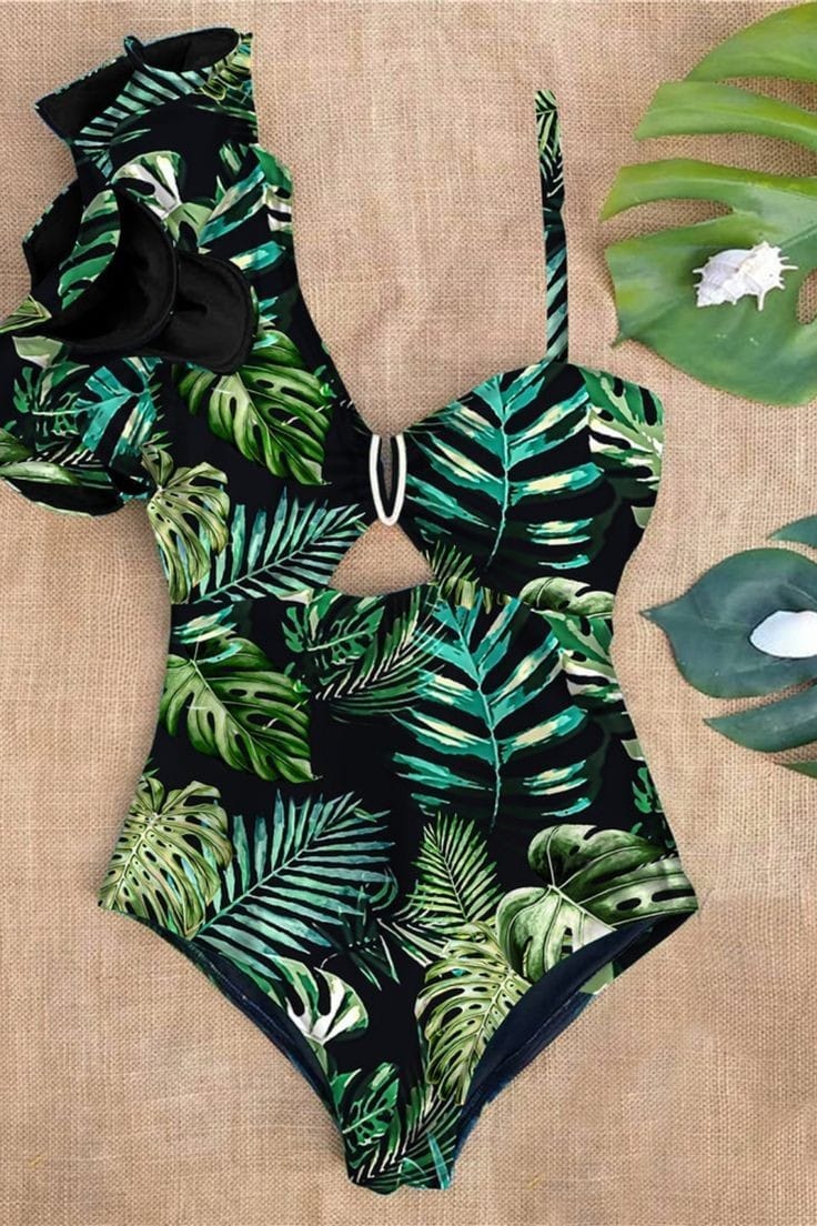 Floral swimsuit