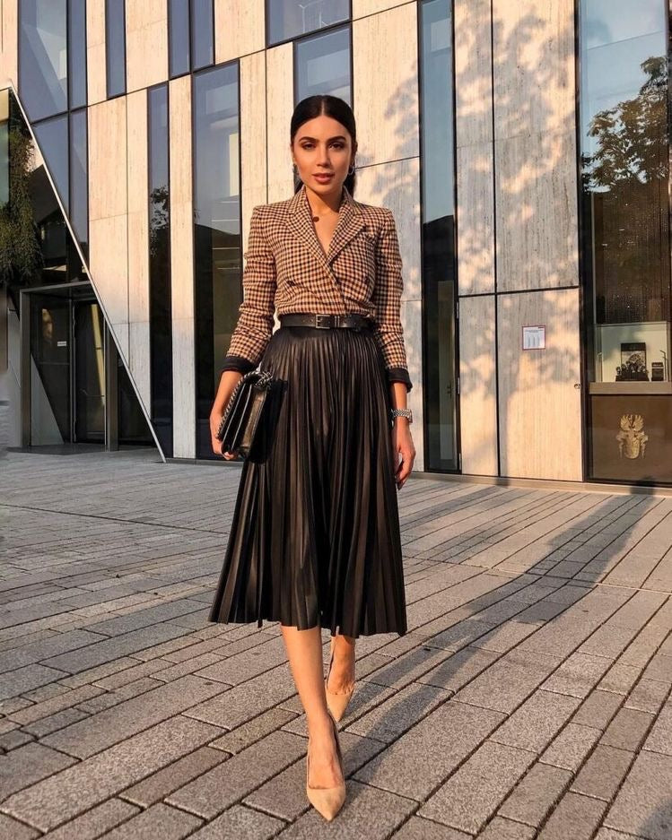 Pleated skirt