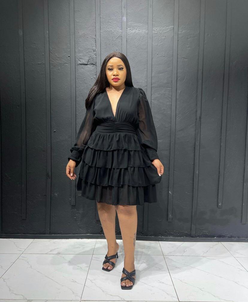 Black Layered dress