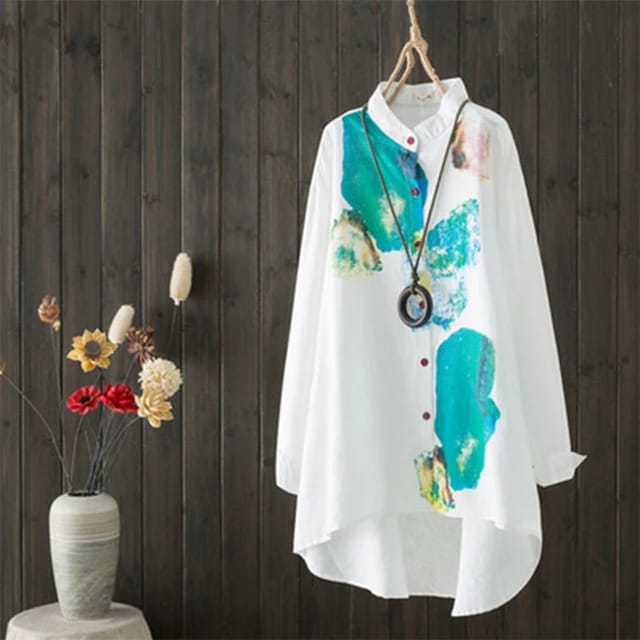 Button down shirt dress.