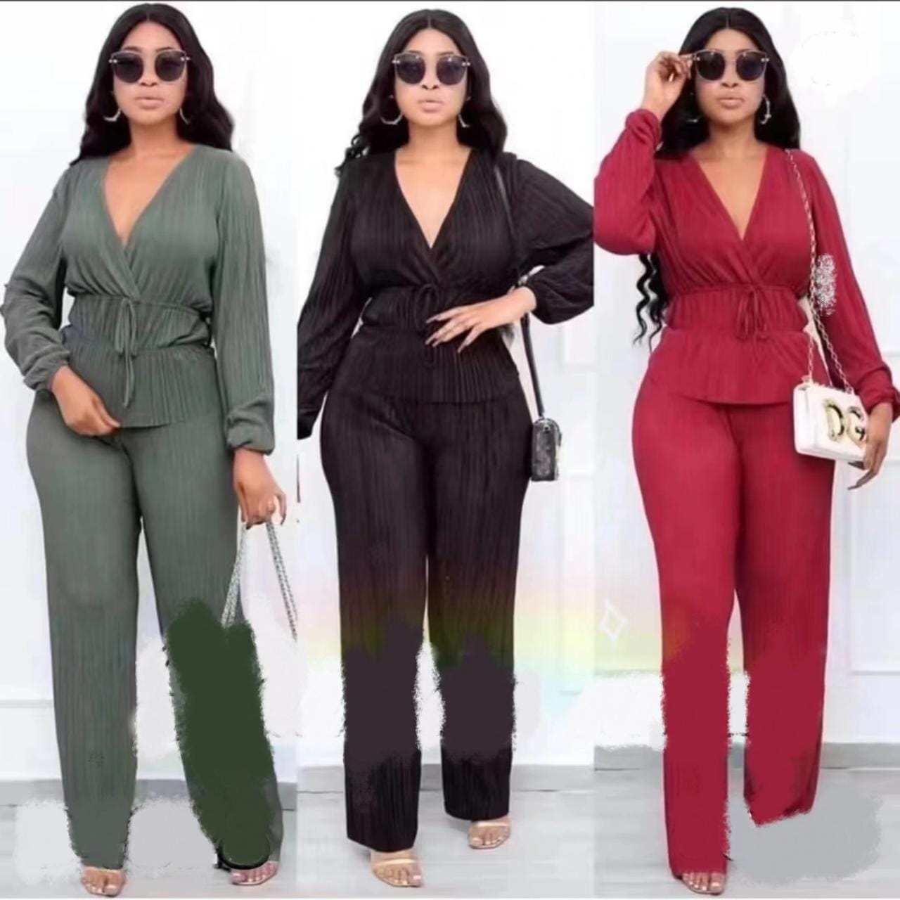 Pants and top two piece set.