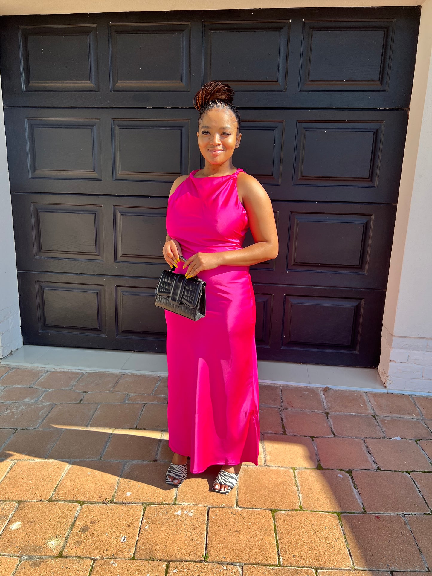 round neck full cover dress