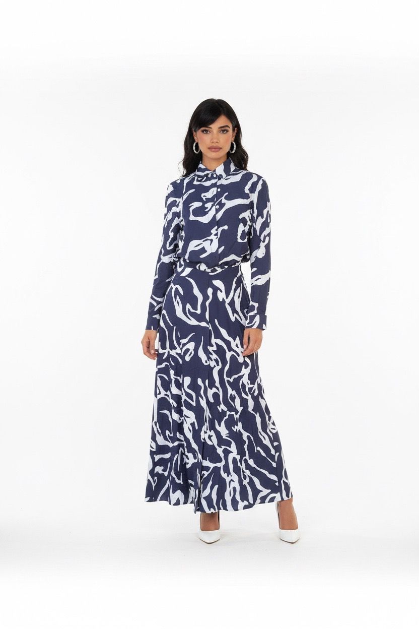 abstract twin set