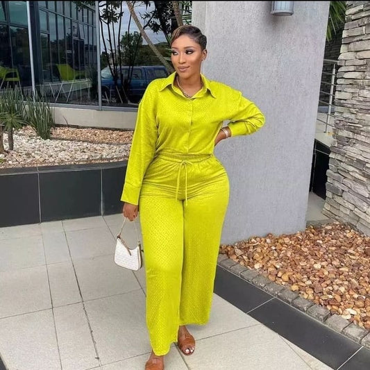 Olive Matching pants & top