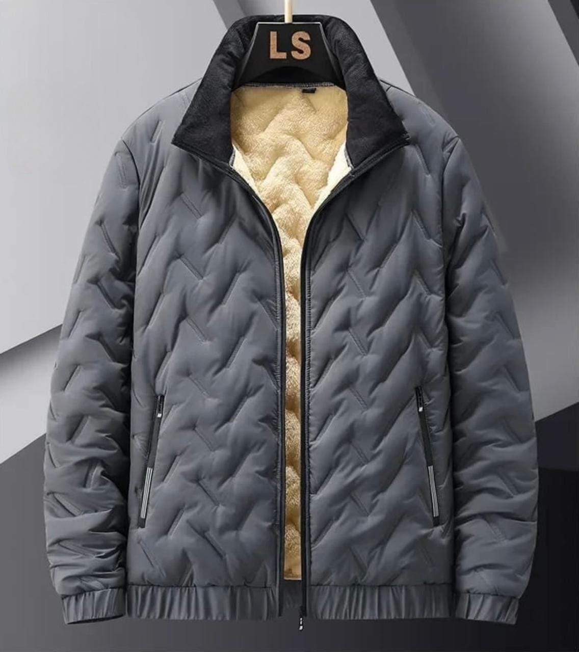 fluffy inside warm jacket