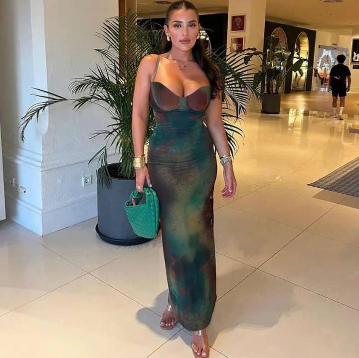 open front bodycon dress