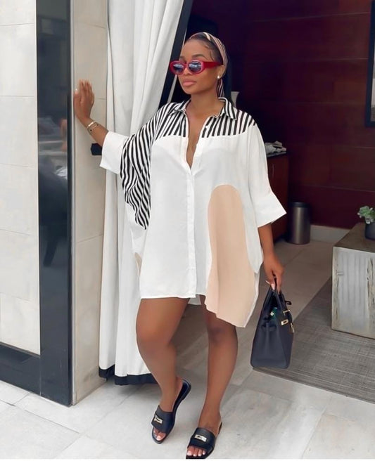 oversize look summer shirt