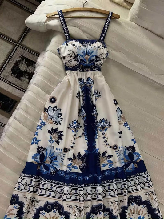 flowy floral dress