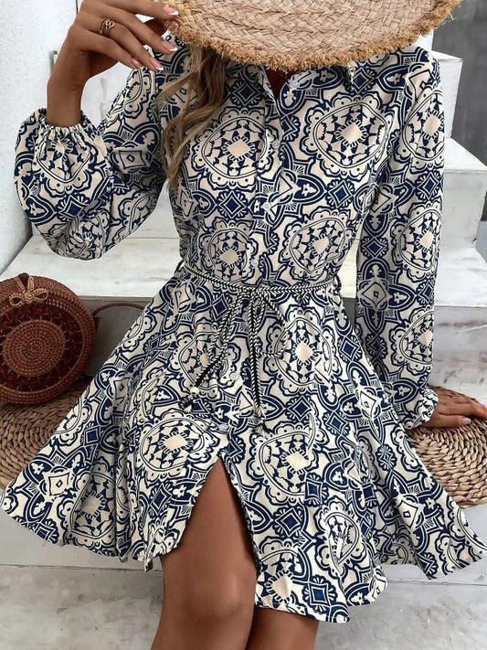 Midi paisley dress