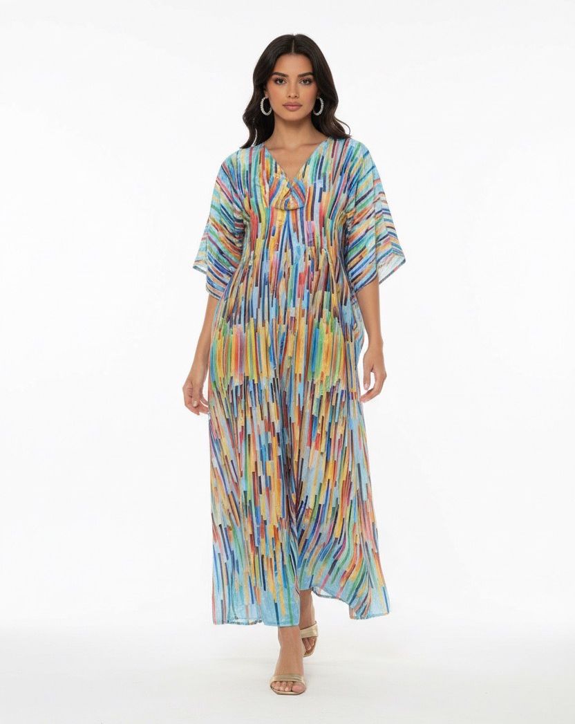 colourful flare jumpsuit