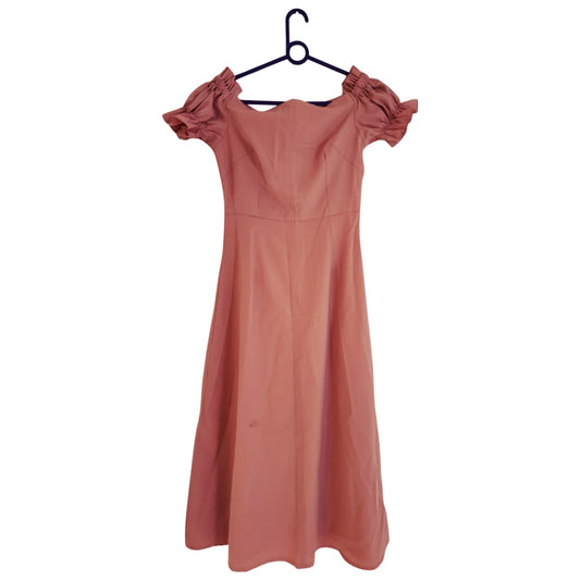 Short sleeves Pink dress