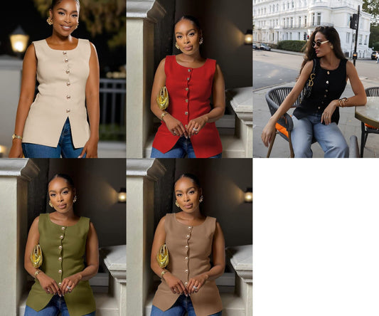 Half knitted jersey coat
