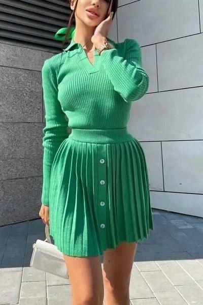 knit long sleeves sets