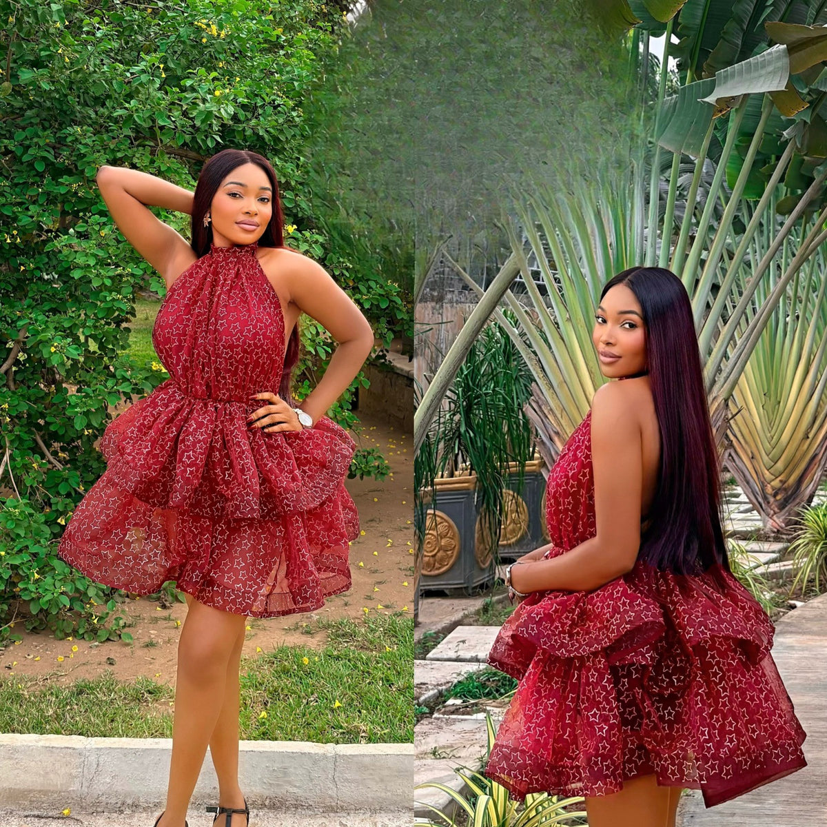 Short peplum dress