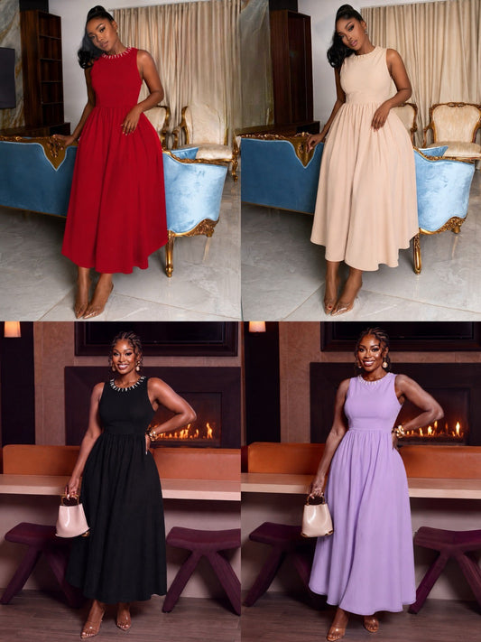 SLEEVELESS DRESS