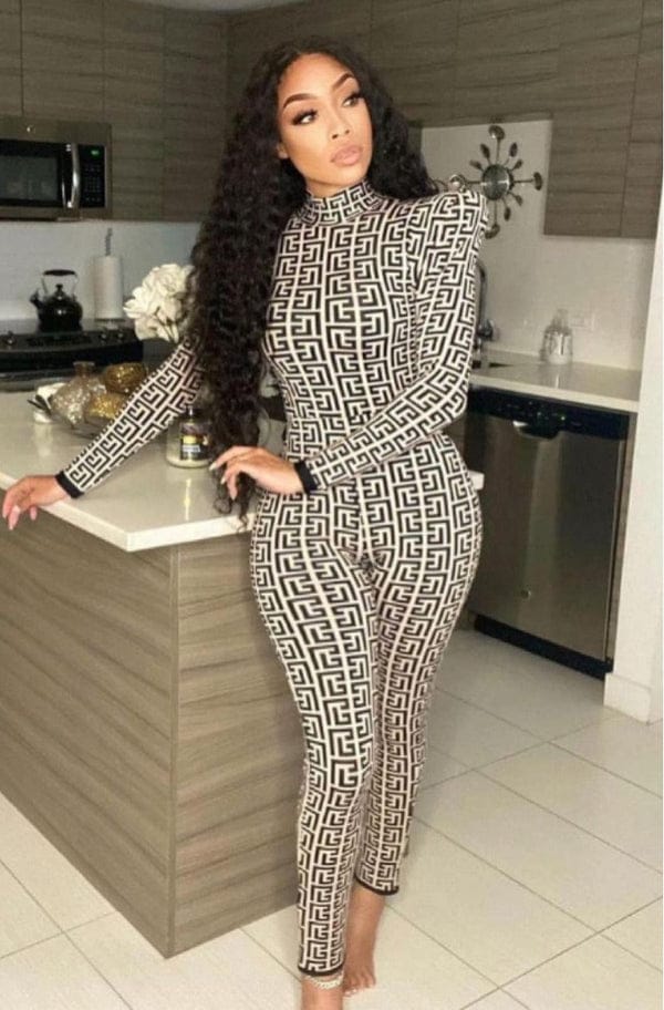 Printed jumpsuit