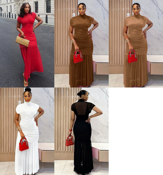 flare bottom bodycon dress