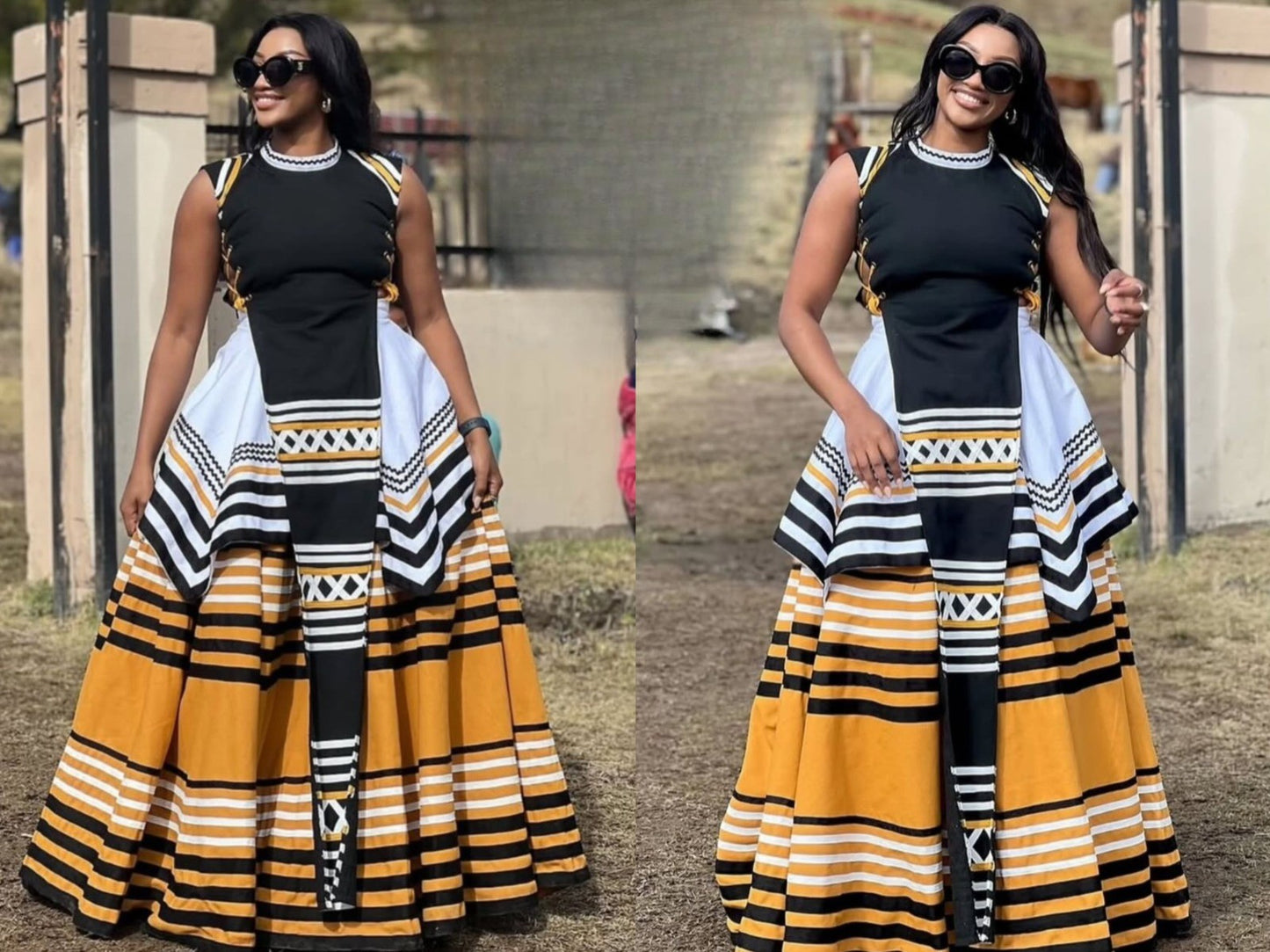 African print stylish dress